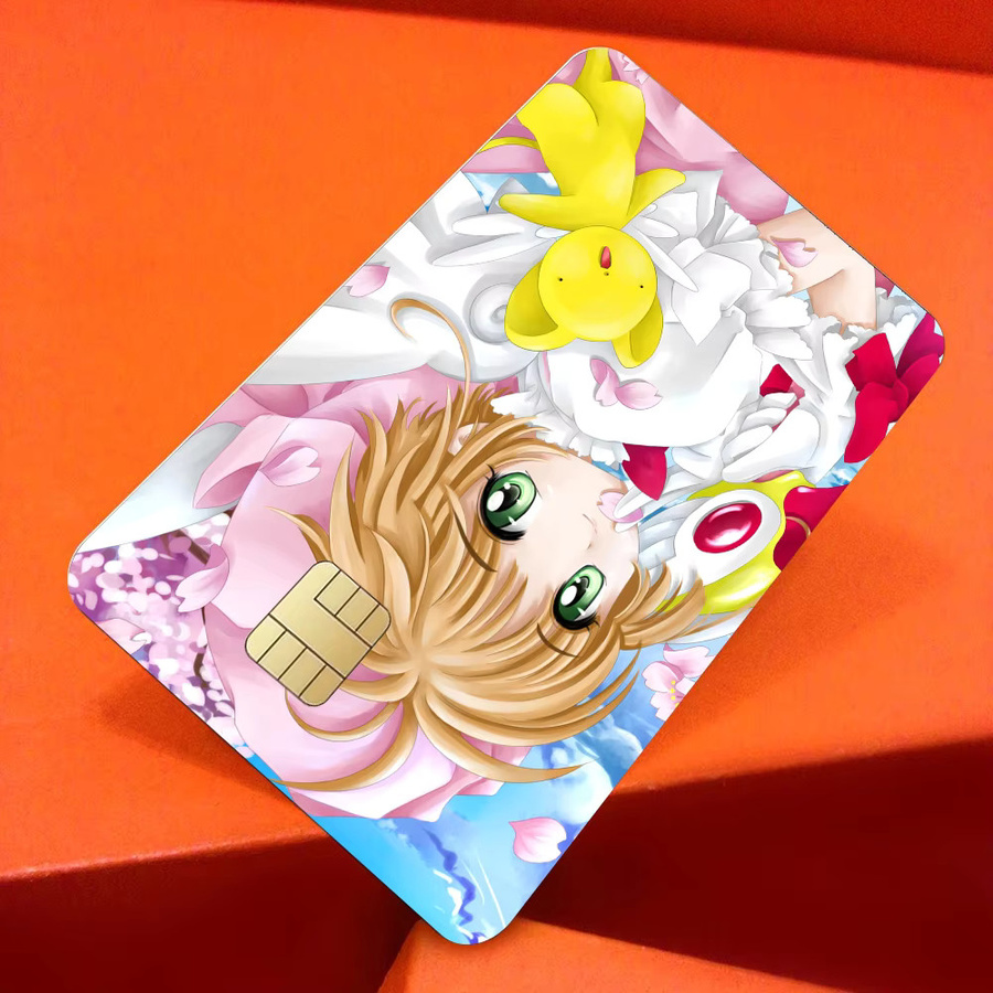 Card Captor Sakura Anime Aufkleber für Kreditkarten und Buskarten, Mehrfarbig - Bild 3