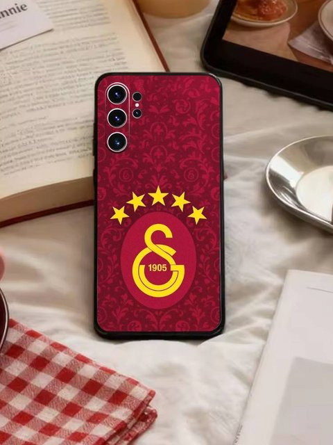 Handyhülle Galatasaray SK Muster 1905 für Samsung Galaxy S21 Ultra, Schwarz und Rot - Bild 1