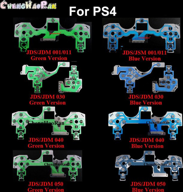 ChengHaoRan Leitfähiges Flexkabel für PS5 und PlayStation 4 Pro Slim Controller mit JDS 055 050 040 030 Platine - Bild 1