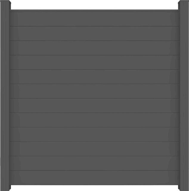 GroJa Lumino Steckzaun Quadratisch Aluminium Anthrazit B/H: 180 x 180 cm, Tiefe: 2 cm - Bild 1