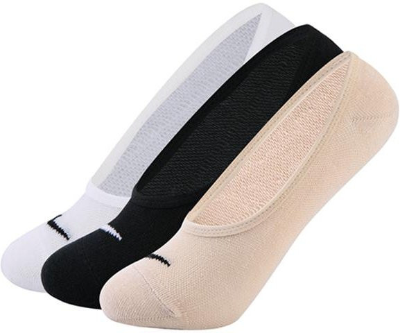 Nike Unsichtbare Socken Damen, Schwarz Weiß Grau - Bild 1