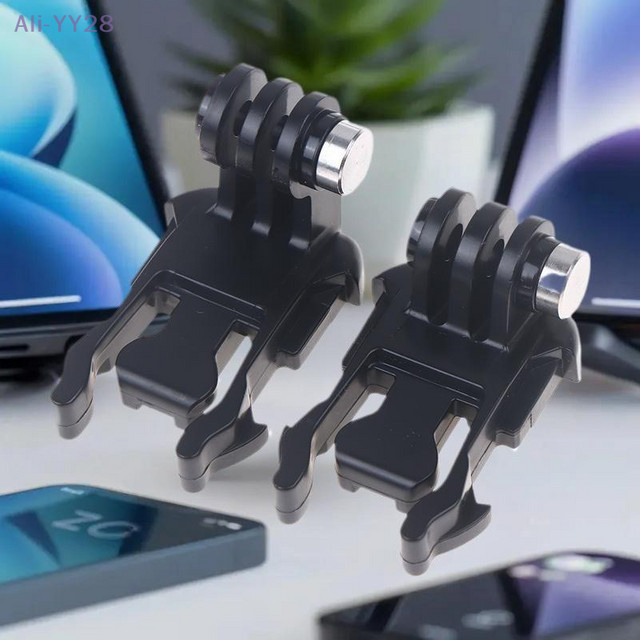 KOQZM Quick Release Schnalle Basis-Montage mit Anti-Drop-Stecker in Schwarz für Hero13, Hero12, OSMO Action 5 Pro und Insta360 X5 - Bild 1