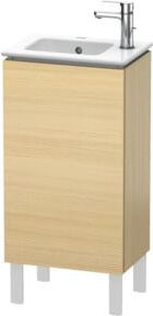 Duravit L-Cube Waschtischunterschrank mit Glastüren in Beige, stehend, B/T/H: 42 x 29,4 x 70,4 cm - Bild 1