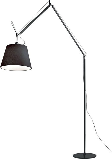 Artemide Tolomeo Mega 36 Terra LED-Stehleuchte in Schwarz mit dimmbarer warmweißer Beleuchtung (3000K) - Bild 1