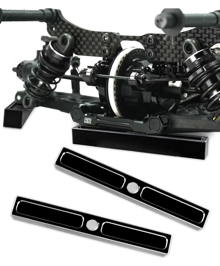 9IMOD RC Höhenlineal oder Chassis Droop Gauge Stützblöcke, Zubehör, Metall, Schwarz - Bild 5