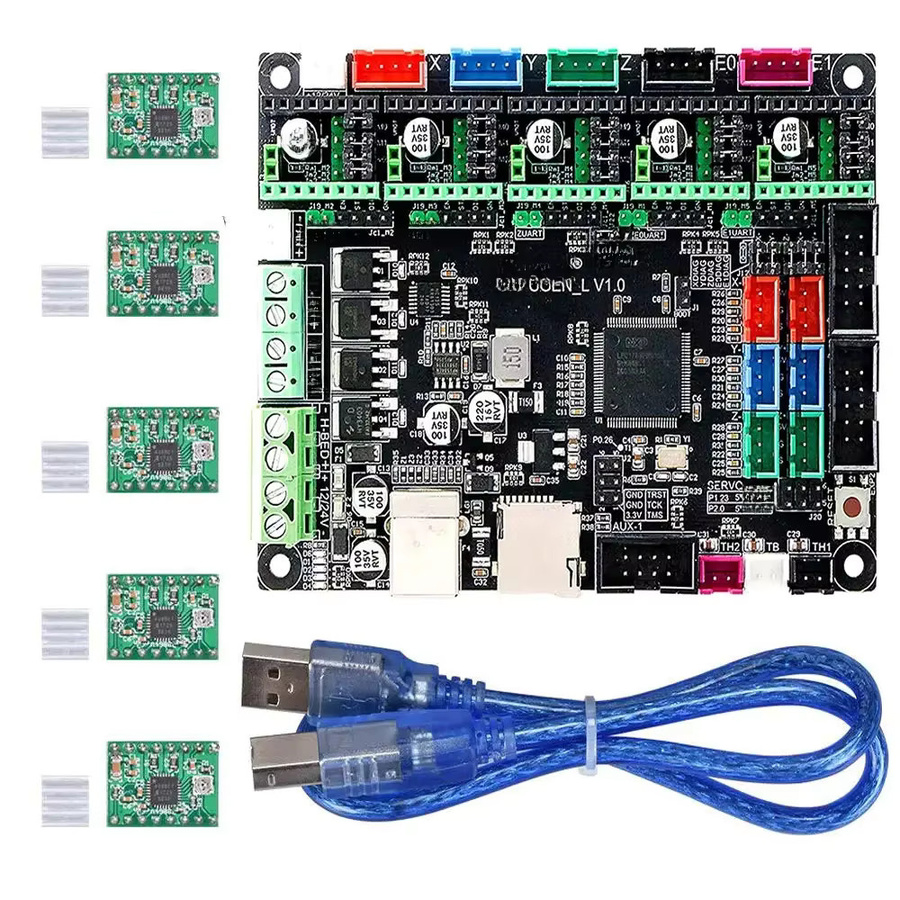 MKS Gen L V1.0 3D-Drucker Mainboard mit integriertem Controller und A4988-Motortreibern, kompatibel mit Ramps1.4 und Mega2560 R3 - Bild 3