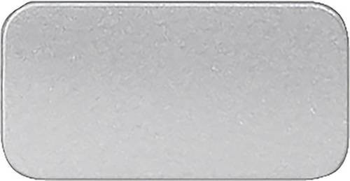 Siemens Bezeichnungsschild 3SB2901-2AP in Schwarz und Silber, 10 Stück - Bild 1