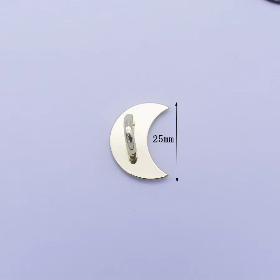 Handy Charme Stern Mond, Metall, 2,5 cm - Bild 2