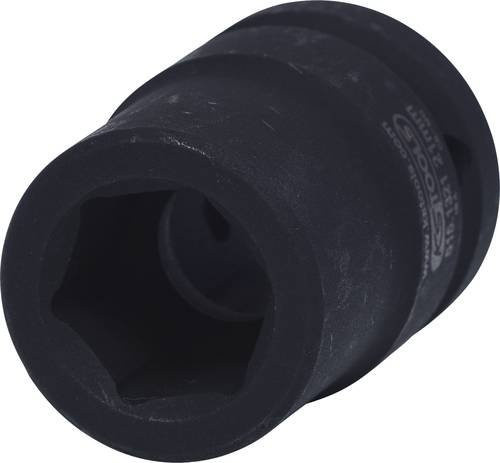 KS Tools 3/4 Zoll Sechskant-Kraft-Stecknuss kurz 21mm aus Chrom-Molybdänstahl in Schwarz - Bild 1