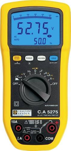 Chauvin Arnoux C.A 5275 Digitales Hand-Multimeter Gelb, IP54 Spritzwassergeschützt, CAT III 1000 V, CAT IV 600V, 6000 Counts - Bild 1