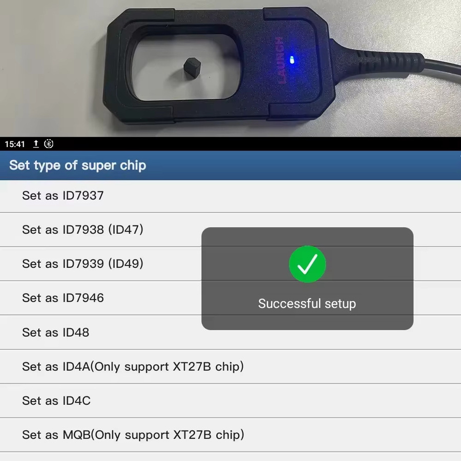 LAUNCH X431 Schlüsselprogrammierer für IMMO-Programmierung mit Bluetooth in Schwarz - Bild 5