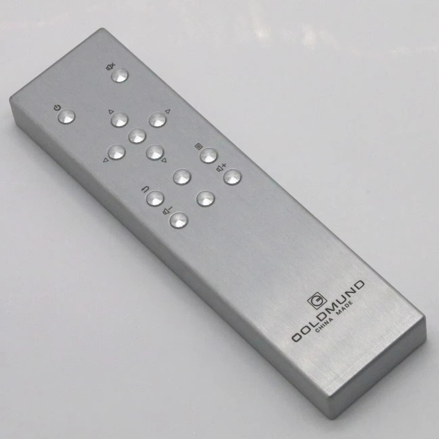 Cary HiFi-Fernbedienung aus Vollaluminium für Audio-Vorverstärker Cary-SLP90, JC-2, Cary AE-1 und JP200 in Schwarz oder Silber - Bild 2