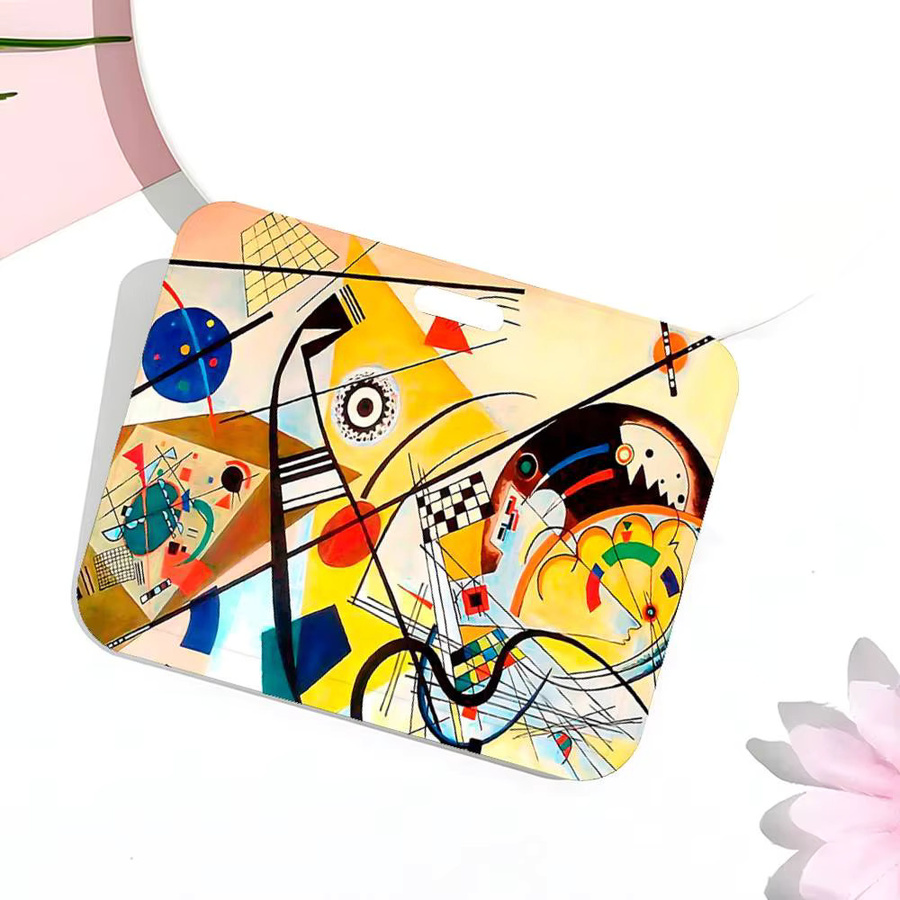 K-Kandinsky Bunter Kunst-Ausweishalter mit Umhängeband in Multicolour - Bild 2
