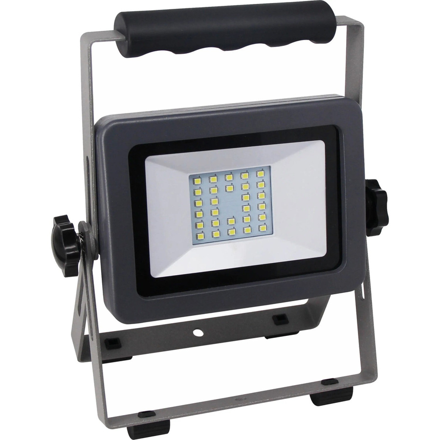 LED-Baustrahler Flare 20 W Arbeitsleuchte mit Ständer in Silber-Anthrazit (IP 65) - Bild 2
