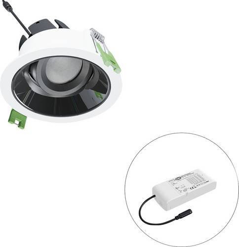 EVN LED-Deckenstrahler F05R09SM0640L55D in Weiß, rund und verstellbar - Bild 1