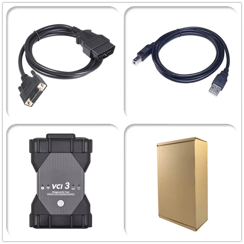 YIQIXIN OBD2 Scanner Renault VCI3 RE 1:1 Diagnosewerkzeug für K-Line Programmierung Schwarz - Bild 4