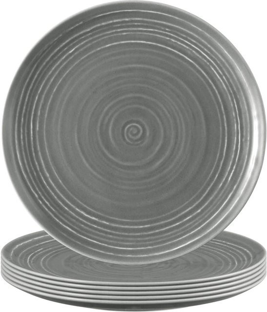 Seltmann Weiden Frühstücksteller Terra Perlgrau 6er Set Durchmesser: 22,5 cm - Bild 1