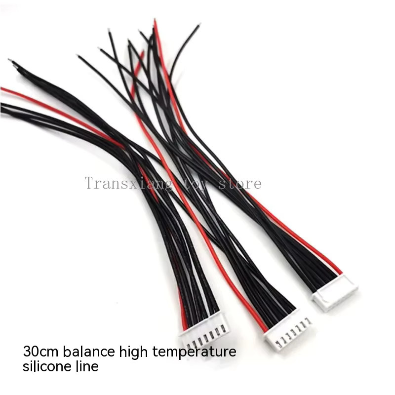 10er Set Silikon Kabel für Batterie Zubehör mit 1S bis 8S Steckern, 22AWG, Längen: 15 cm, 20 cm und 30 cm von DUTRIEUX - Bild 2