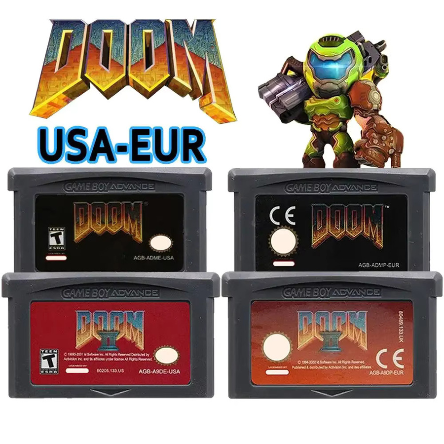 Bandai Doom-Serie GBA-Spielkassette für Game Boy Advance Retro Shooter Modul - Bild 2