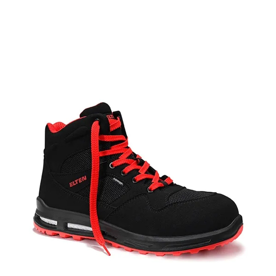 Elten Sicherheitsschnürstiefel Lakers Xxt Mid ESD S1P in Schwarz-Rot, Größe 35 - Bild 2