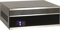 Inter-Tech IPC Industrial S21 HTPC-Gehäuse in Schwarz und Silber mit USB-A Anschluss - Bild 1