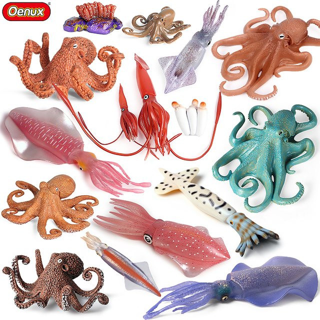 Oenux Marine Molluscs Modell Simulation Tintenfisch Octopus, Actionfigur - Bild 1