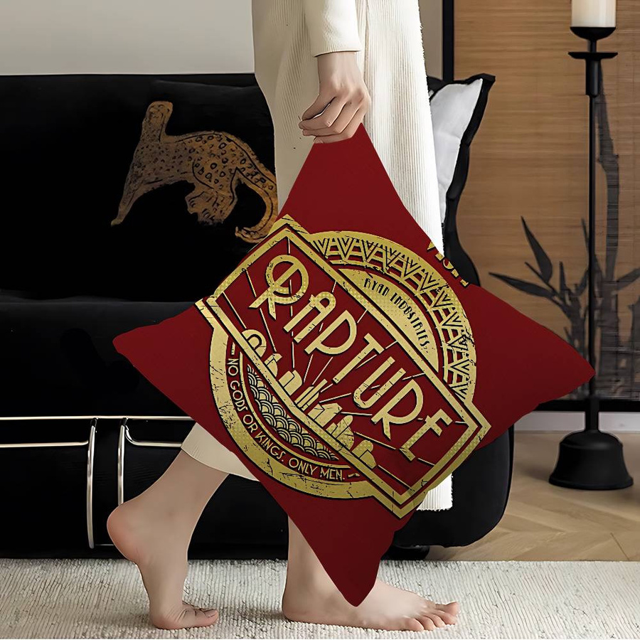 Dekorativer Kissenbezug Bioshock Rapture Design Multicolor B/B/H: 18 x 18 x 18 cm - Bild 1