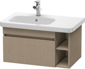 Duravit Waschtischunterschrank DuraStyle in Leinen Beige, B: 73 cm, T: 44,8 cm, mit 1 Auszug und Becken links - Bild 1