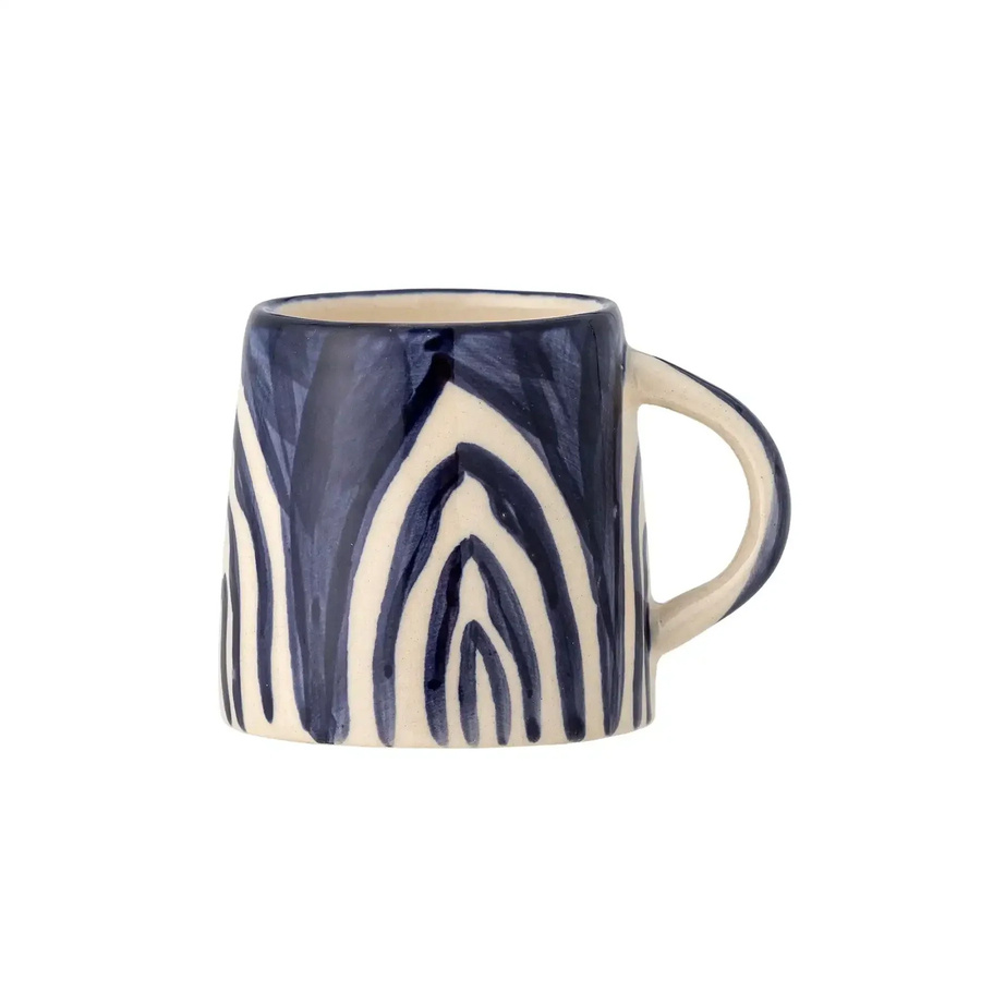 Bloomingville Espressotasse aus Steingut Blau Shama 50 ml - Bild 1
