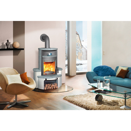 Hark Avenso GT ECOplus Kaminofen aus Naturstein in Grau mit 6 kW Leistung und Automatik - Bild 3