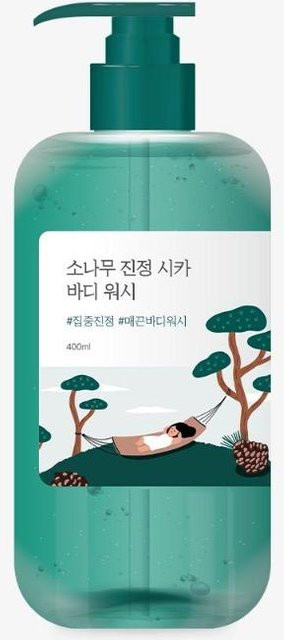 ROUND LAB Pine Calming Cica Body Wash, 400 ml, mit Panthenol - Bild 1