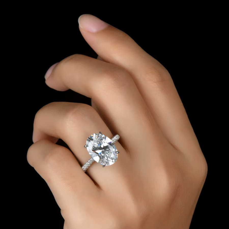 GXTRS Ring, 925 Silber, Moissanit, Damen - Bild 4