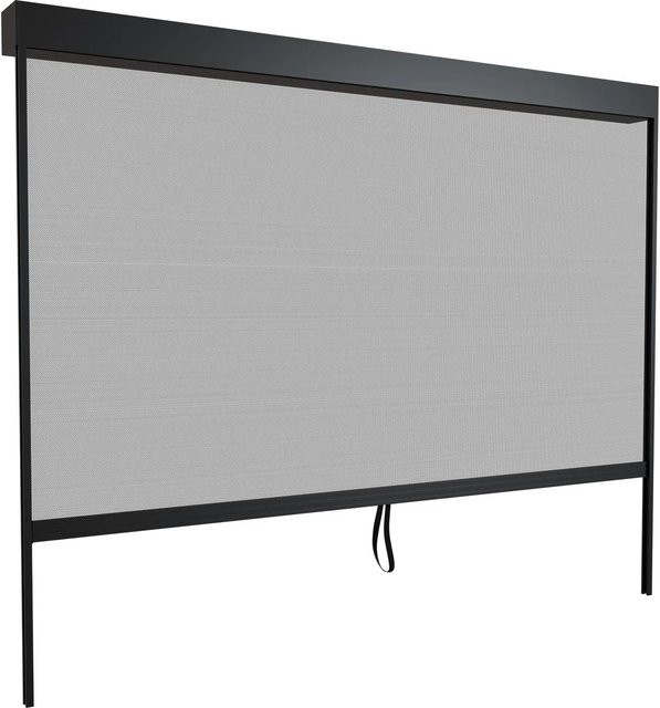 Juskys Seitenwand für Lamellendach Tahiti als Rollo in Anthrazit, B/H: 300 x 240 cm - Bild 2