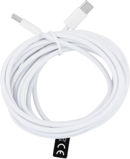 GSMnet USB-C Daten- und Ladekabel 30W, Weiß, Länge: 3 m - Bild 1