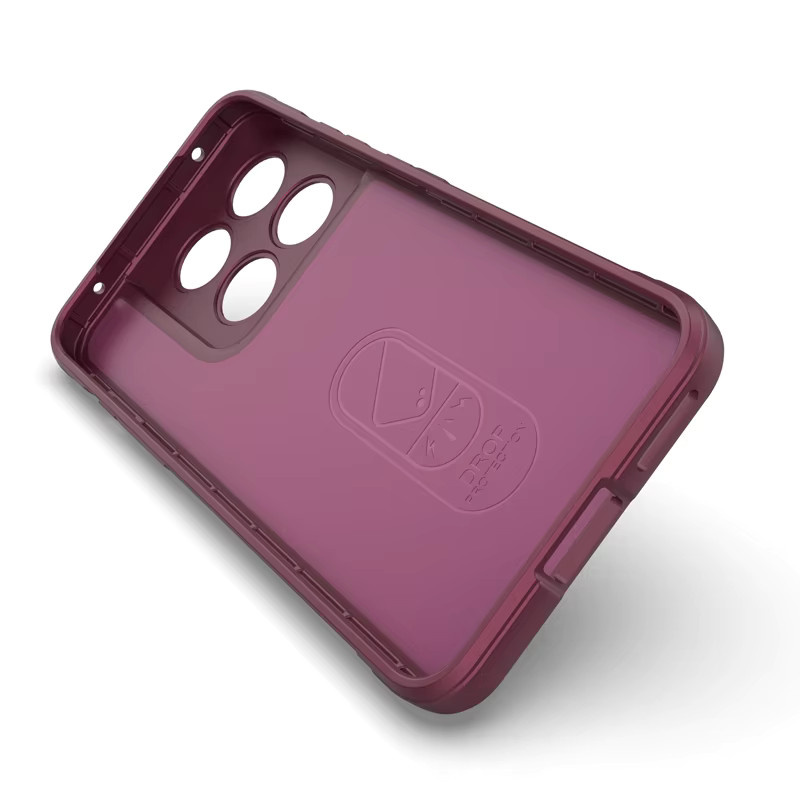 Motorola Moto Signature Edge 70 Pro Ultra Fusion 60 50 Neo G67/77/17/86/06 Airbag-Schutzhülle mit Wellenmuster in Grau aus weichem Silikon - Bild 5