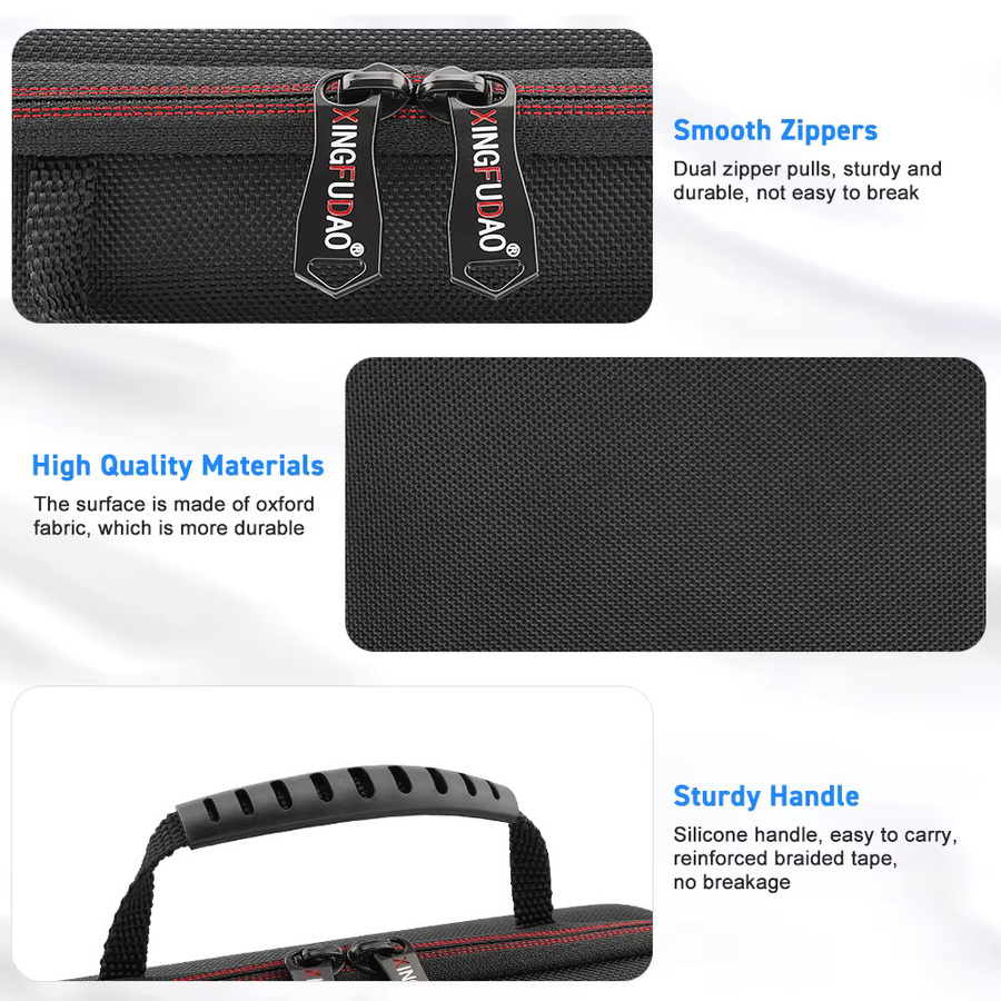 JBL PartyBox Wireless Two Mikrofon-Aufbewahrungstasche, Reisetasche für das Dual Mic Handheld Karaoke System, Schwarz - Bild 6