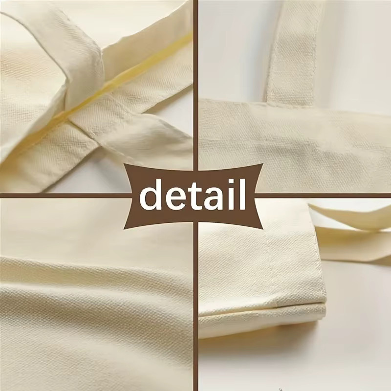 20er-Pack PGY Canvas-Tragetaschen in Beige, leere Stofftaschen zum Basteln und Dekorieren - Bild 3
