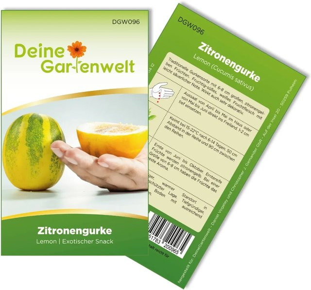 Deine Gartenwelt Zitronengurke Lemon Gemüsesamen - Bild 1