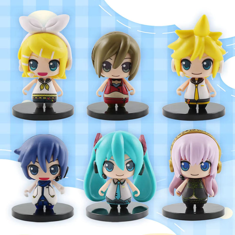 Bandai Anime Hatsune Miku KAITO Rin Len Luka Q Version Figur, 1-teiliges Set - Bild 5