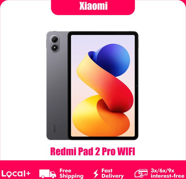 Xiaomi Redmi Pad 2 Pro Tablet mit 12,2 Zoll 2.5K Display, WiFi, 6GB/128GB oder 8GB/256GB, 12000mAh Akku, Grau - Bild 1
