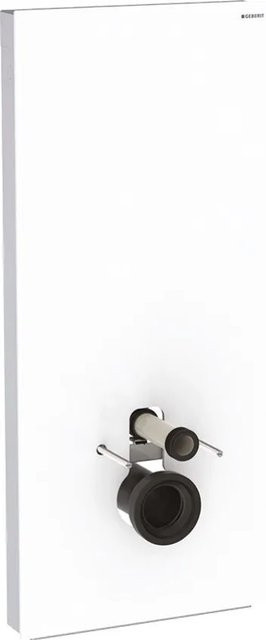 Geberit Sanitärmodul MONOLITH WC-Modul für Wand-WC aus Glas in Weiß, Höhe: 114,5 cm, Breite: 50,5 cm, Tiefe: 10,6 cm - Bild 1