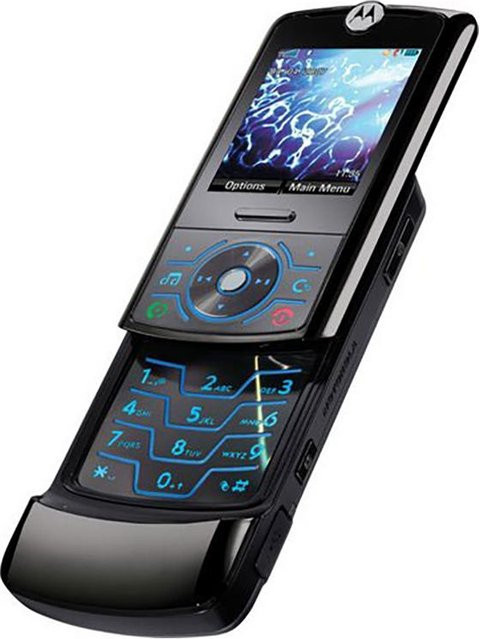 Generalüberholtes Motorola ROKR Z6 Slide Mobiltelefon in Schwarz mit 720mAh Akku und 1 SIM-Slot - Bild 1