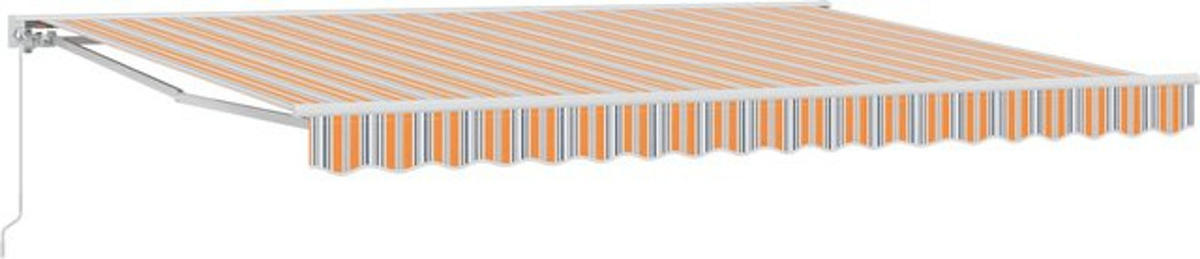 Manuell einziehbare Markise von vidaXL in verschiedenen Farben, B/H: 4,5 x 3 m - Bild 1