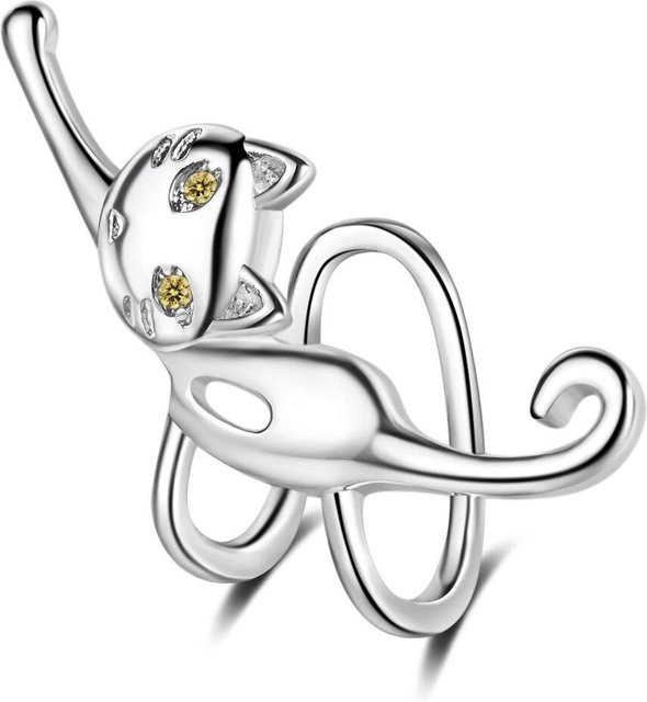 Allbestart Ohrringe Fuchs, 925 Silber, Zirkonia, Kinder - Bild 1