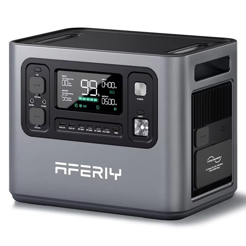 AFERIY P280 Tragbare Powerstation mit 2800W und 2048Wh LiFePO4 Akku, Schwarz, App-Steuerung für Camping und Outdoor - Bild 5