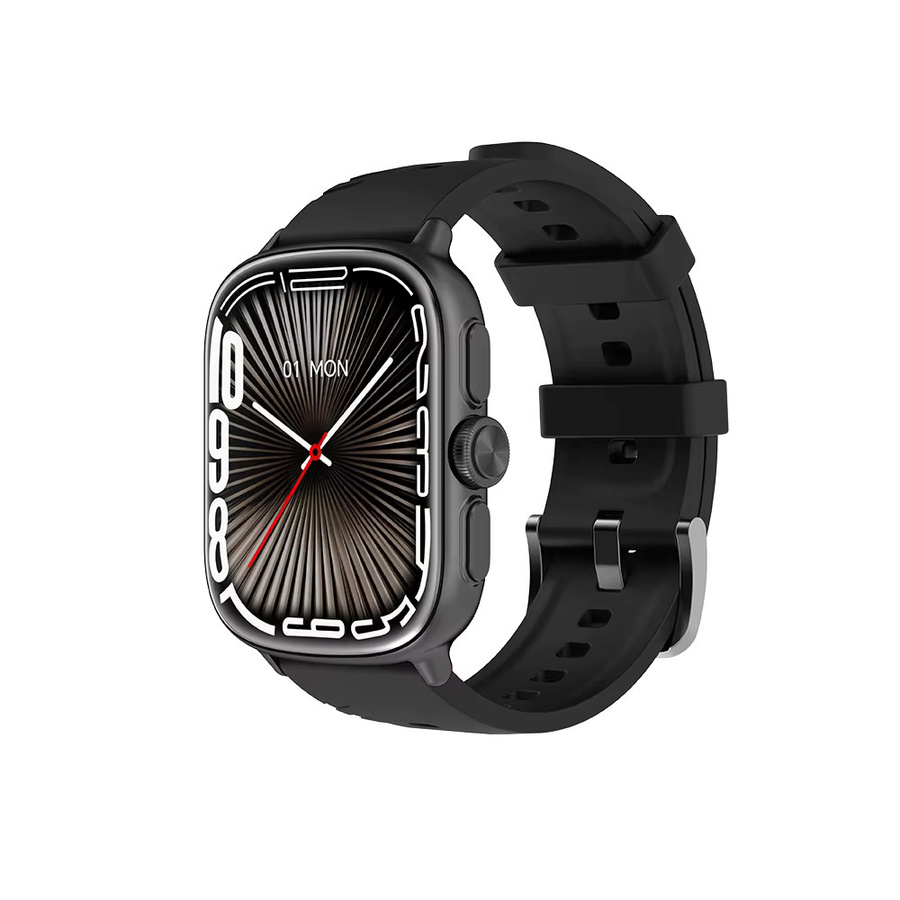 IMIKI Frame 2 Pro Sport-Smartwatch in Schwarz mit 2,01-Zoll-AMOLED-Display, integriertem GPS und Gesundheitsüberwachung, wasserdicht bis 5 ATM - Bild 4