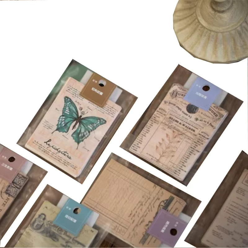 30 Stück HYFJOY Vintage Tagebuch-Dekoration Briefe aus Papier für DIY Schreibwaren, B: 11 cm, H: 8,5 cm - Bild 2
