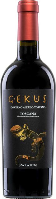 Paladin Gekus Governo all'Uso Toscano Rotwein, Sangiovese & Syrah, Toscana, 2022, trocken, 0,75 l - Bild 1