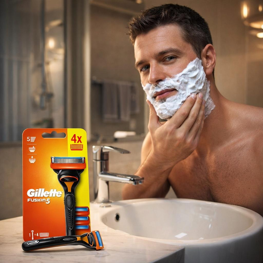 Gillette Fusion5 Rasierer für Männer, 4 Ersatzklingen - Bild 6