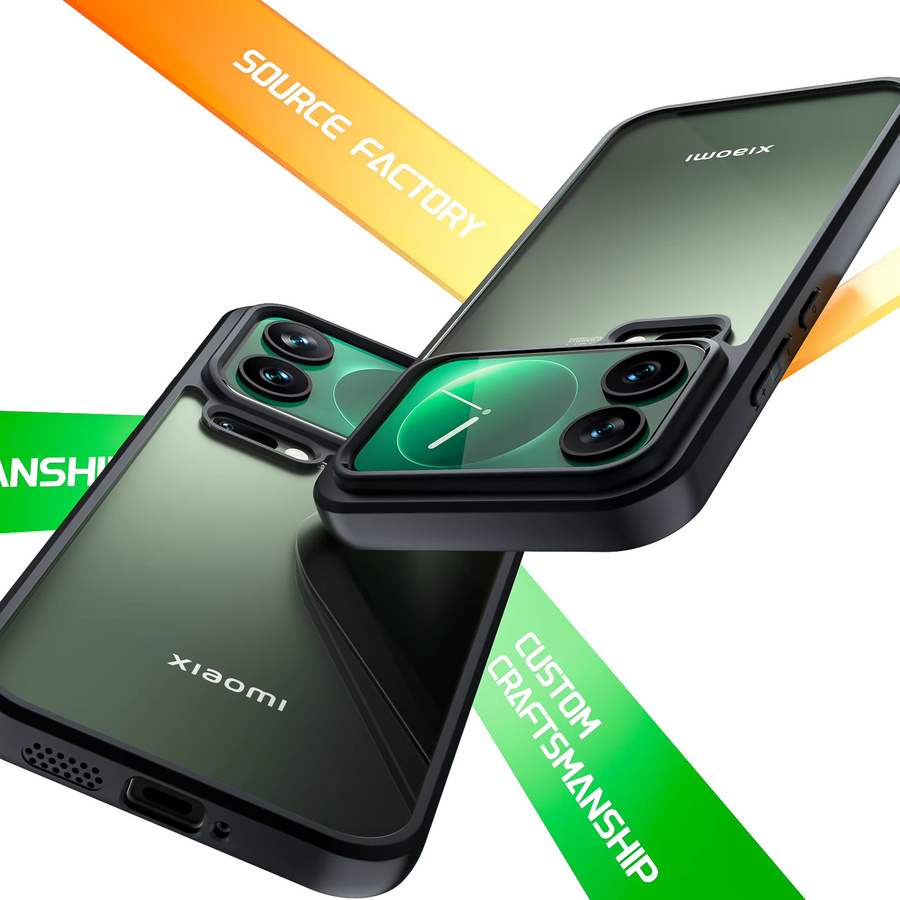 Stoßfeste transparente Hülle mit Linsenschutz für Xiaomi 14, 15 Pro, 15 Pro Max und 15 Ultra - Bild 6
